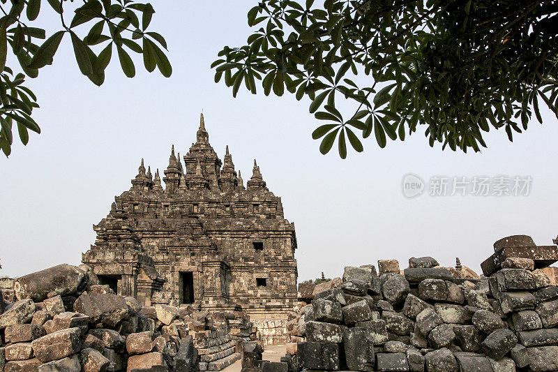 印尼中爪哇，日惹附近的普拉山寺