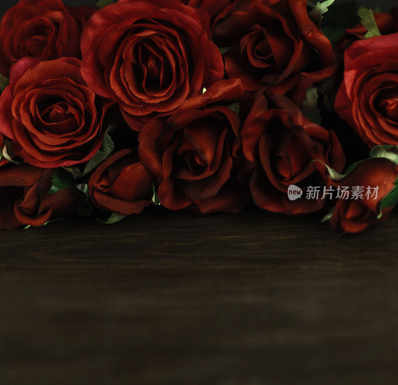 情人节背景红玫瑰
