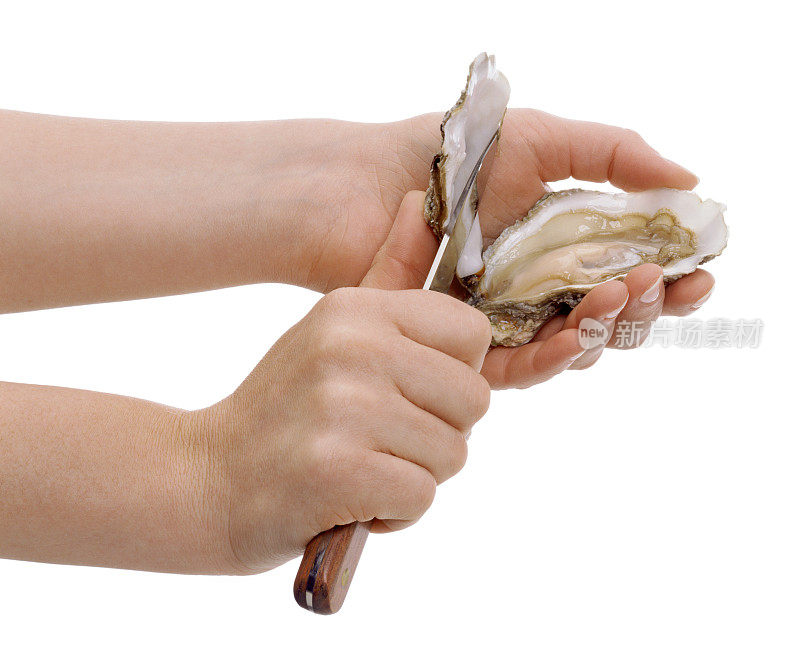 手剥牡蛎