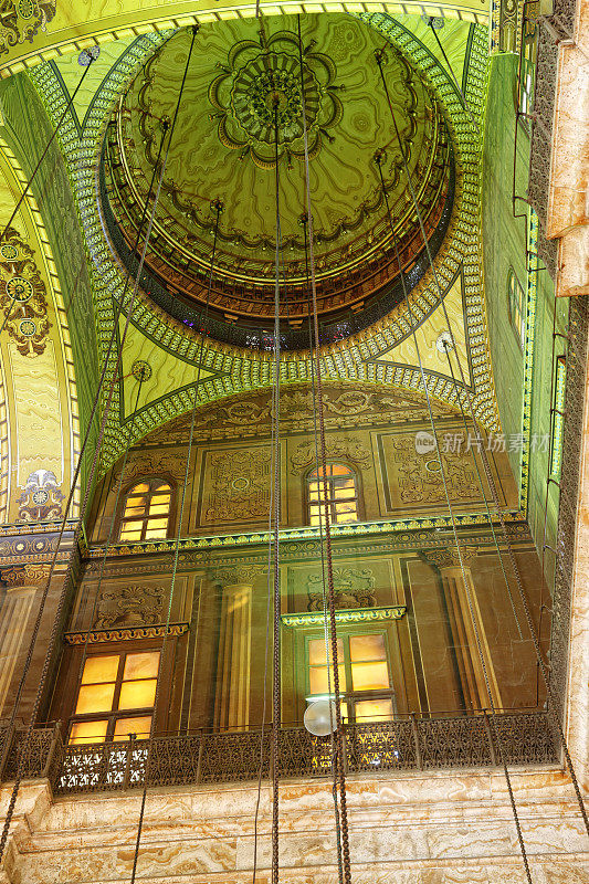 穆罕默德·阿里清真寺的天花板