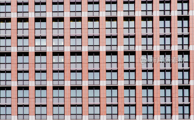 日本东京办公楼窗户图案