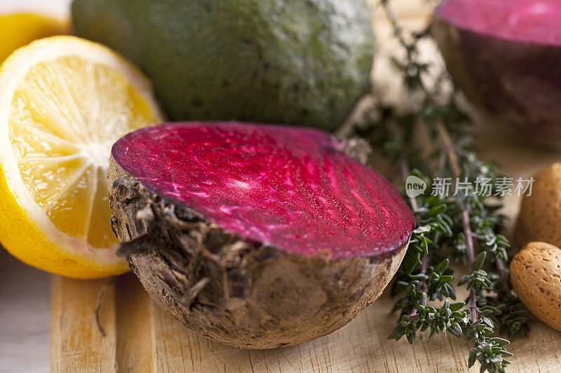 新鲜蔬菜用于素食烹饪