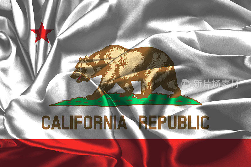 美国加州旗