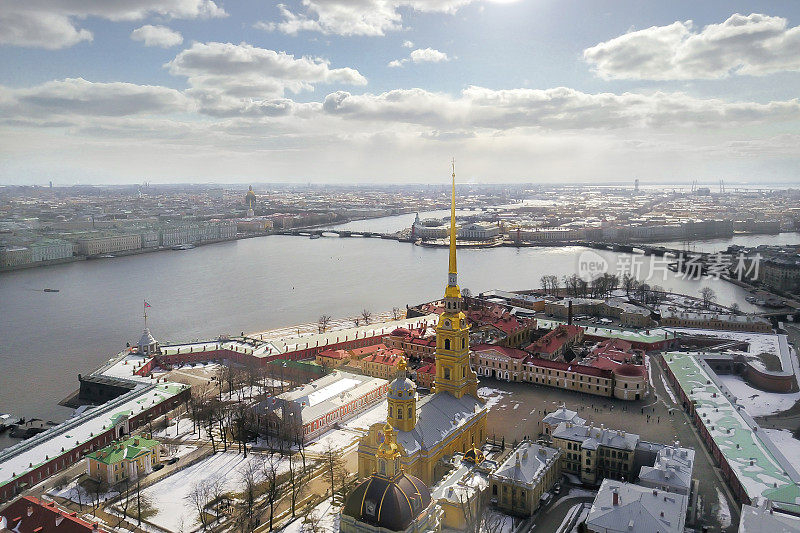 彼得和保罗要塞，圣彼得堡，俄罗斯