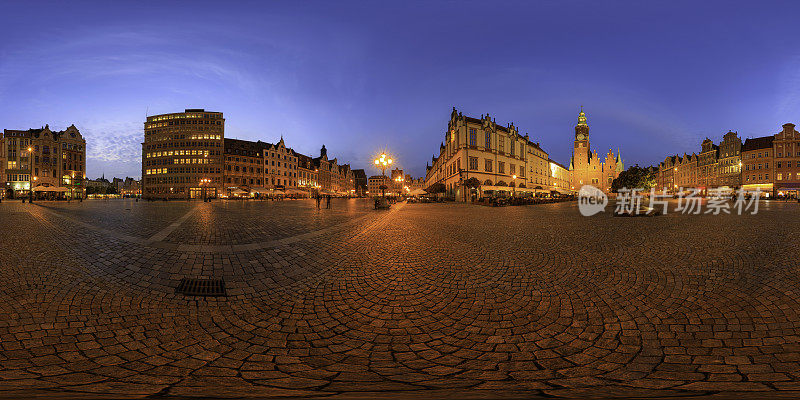 弗罗茨瓦夫市场广场(360度全景)