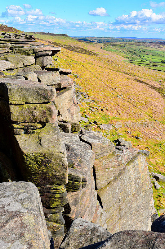 Stanage边缘,英格兰