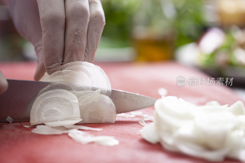 牛里脊的烹饪准备