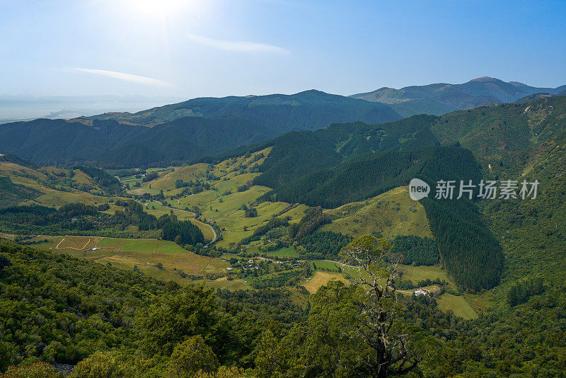 金湾观景，阿贝尔塔斯曼国家公园，Tākaka，新西兰