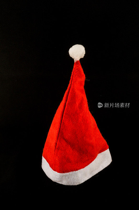 圣诞老人戴红帽子孤立