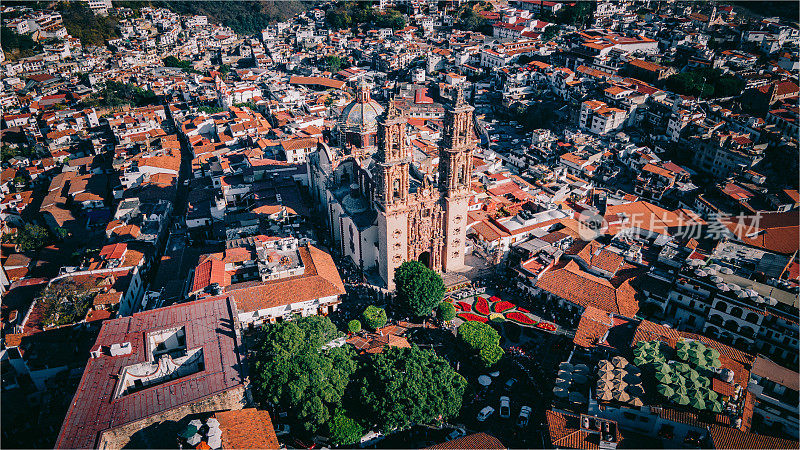 圣普瑞斯卡教堂，塔斯科，墨西哥格雷罗州