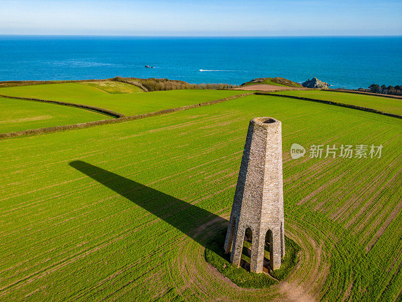 达特茅斯附近德文海岸的Daymark