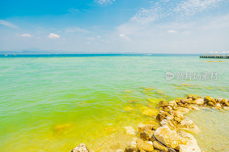 加尔达湖。意大利。欧洲。夏天之旅