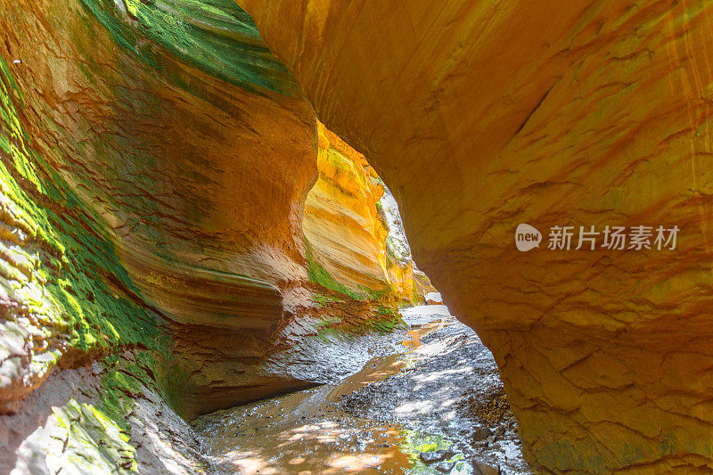 中国陕西延安的红峡谷
