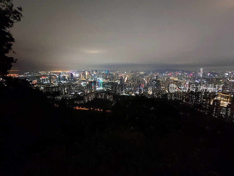 深圳夜景，广东省