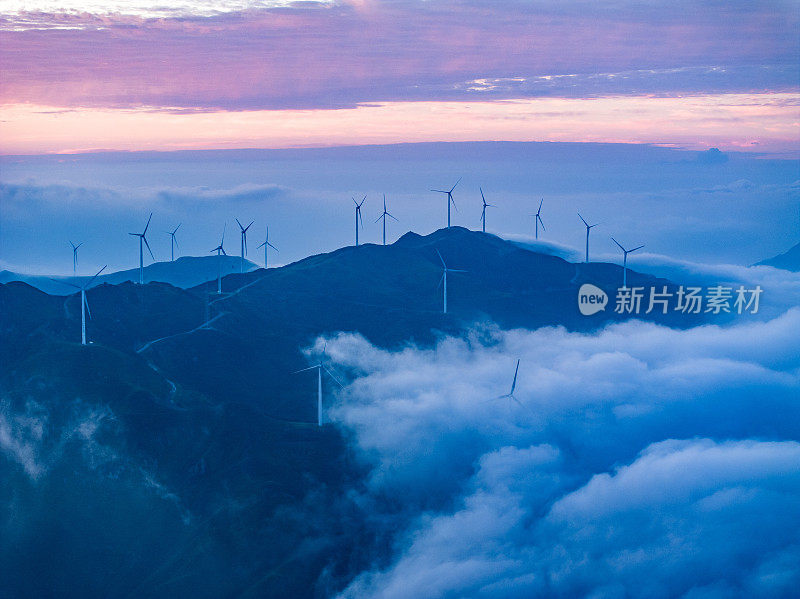 风动力云海日出