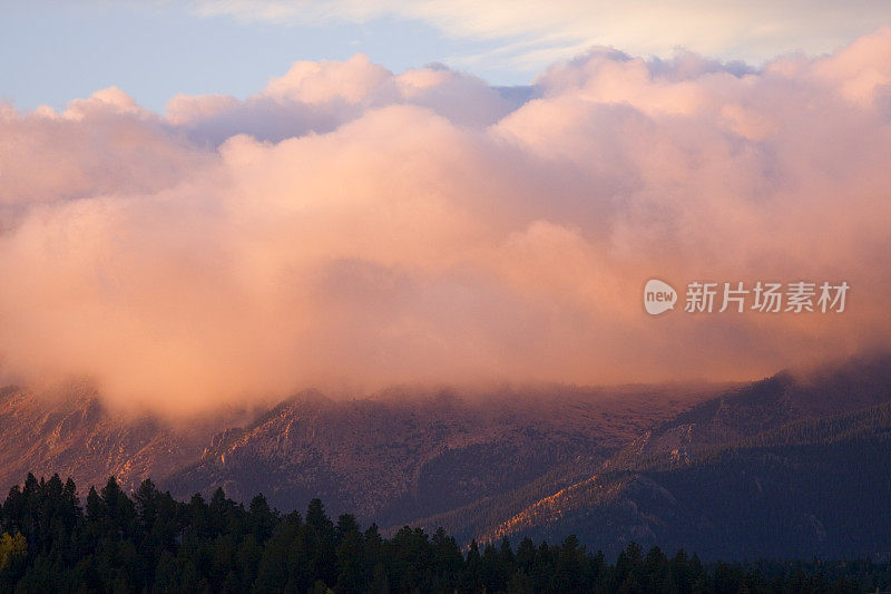 派克峰的日出