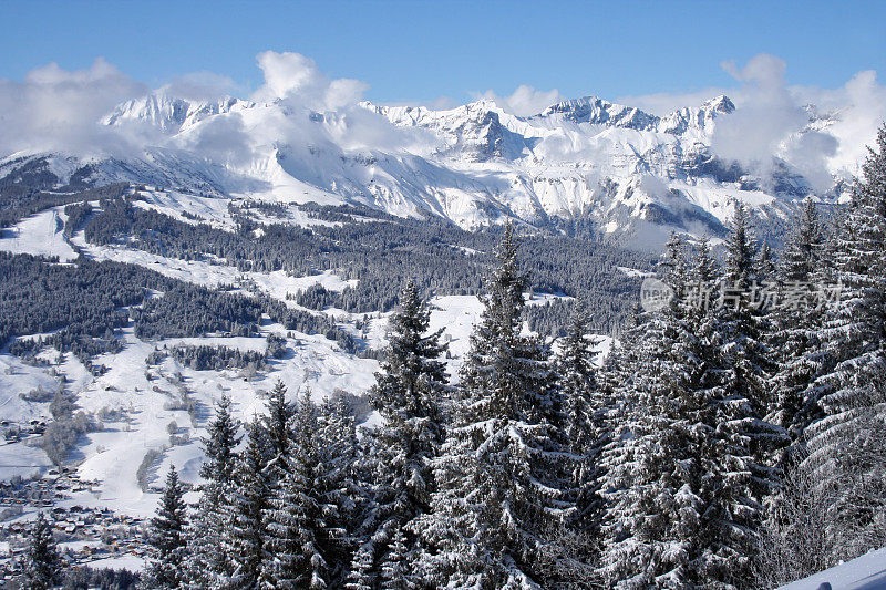 冬季高山景观