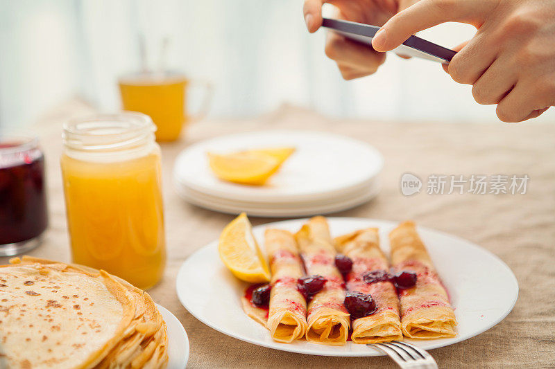 智能手机和煎饼