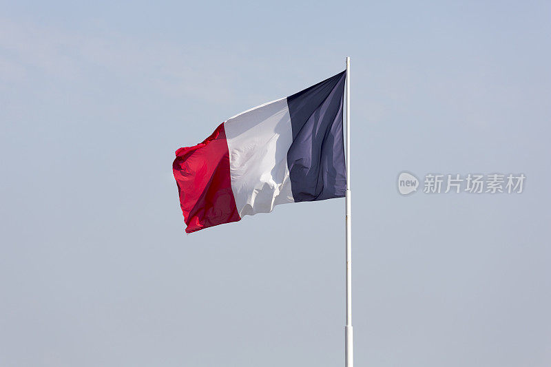 凡尔登战役中，杜奥蒙的法国国旗