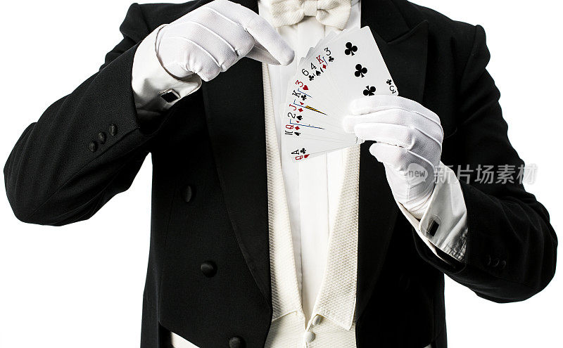 魔术师纸牌戏法