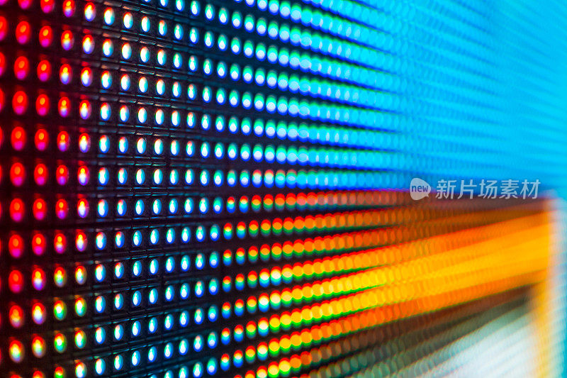蓝、红、黄三色LED贴片屏幕