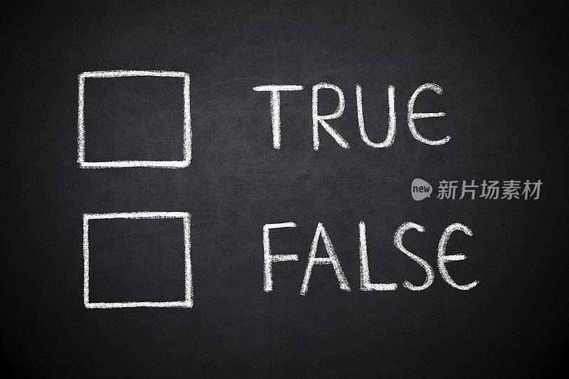 复选框为True或false