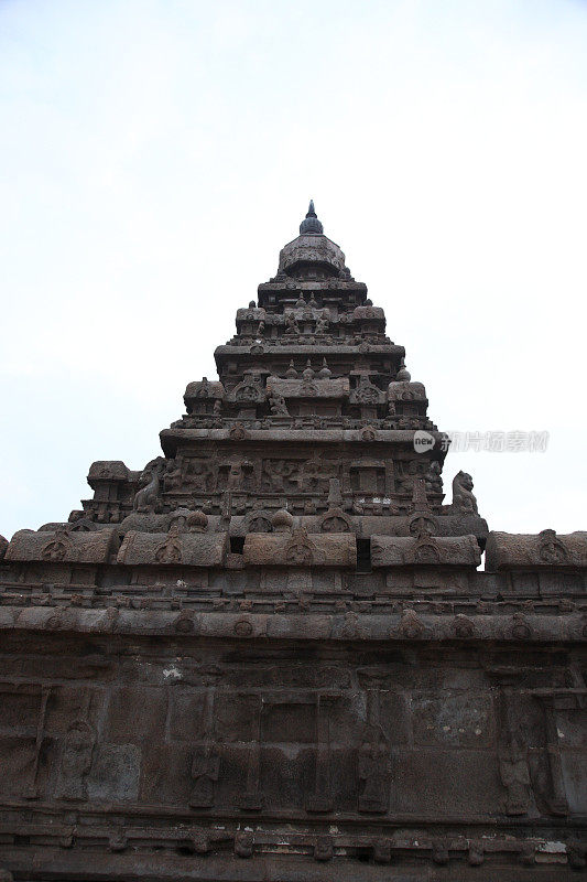 印度泰米尔纳德邦马哈巴利普兰海岸寺庙