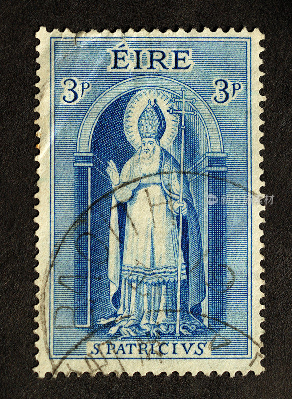 复古爱尔兰圣帕特里克邮票