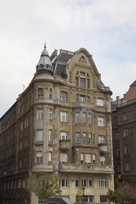 匈牙利布达佩斯的古老巴洛克建筑