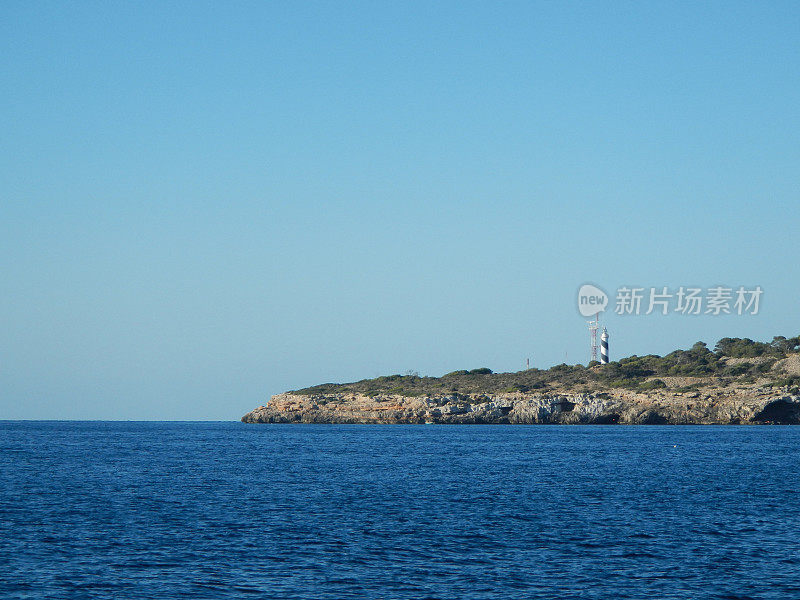 美丽的巴利阿里群岛海岸，马略卡岛