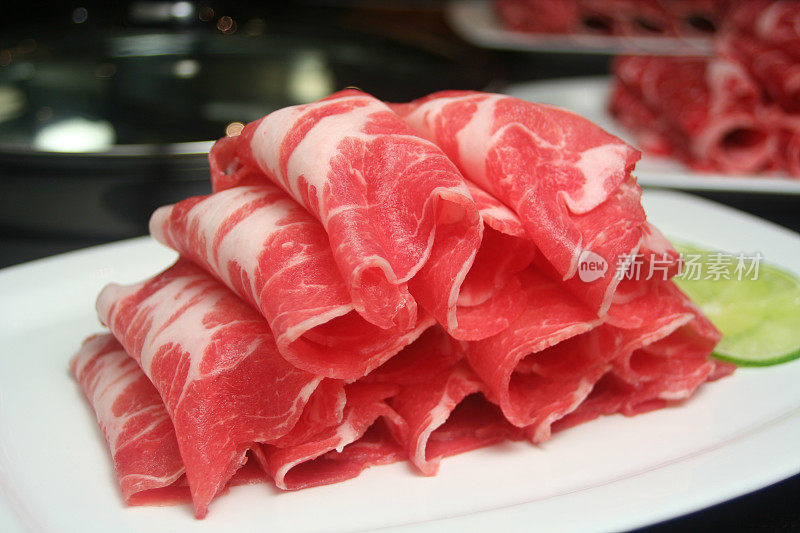 将猪肉