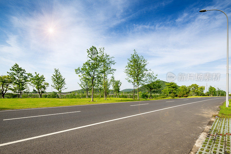 户外沥青路面