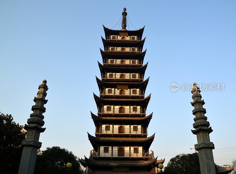 真如寺塔，上海，中国