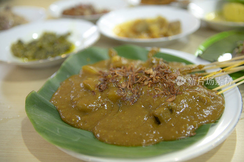 沙泰巴东，印尼西苏门答腊巴东的一种传统食物
