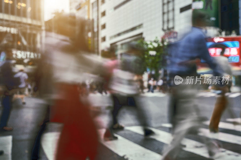 东京商务人士通勤概念日本