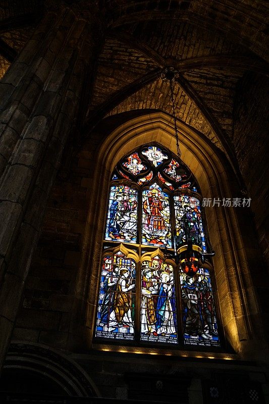 苏格兰爱丁堡的圣吉尔斯大教堂