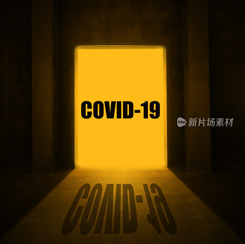 冠状病毒Covid-19概念。