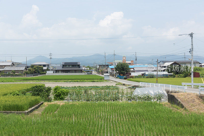 日本四国德岛的住宅区