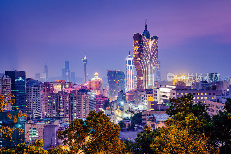 澳门城市夜景