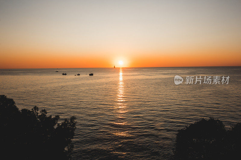 美丽的海景，伊斯特拉，克罗地亚海岸