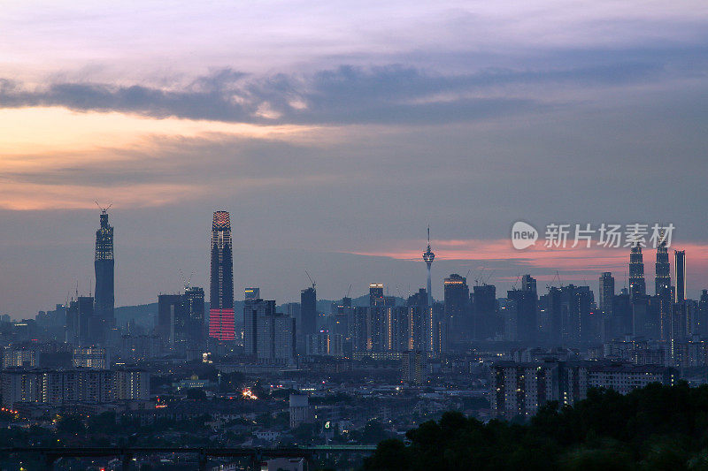 吉隆坡市观景