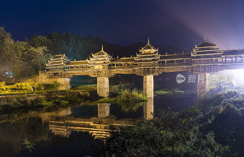 中国三江城阳风雨桥