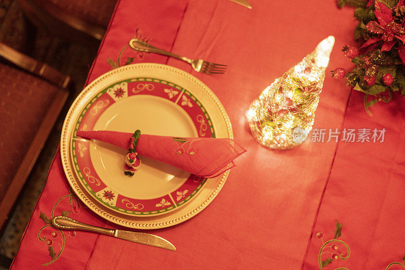 圣诞节装饰的一个房子的客厅