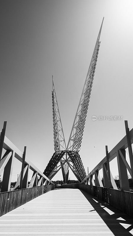 俄克拉荷马城的空中舞蹈桥