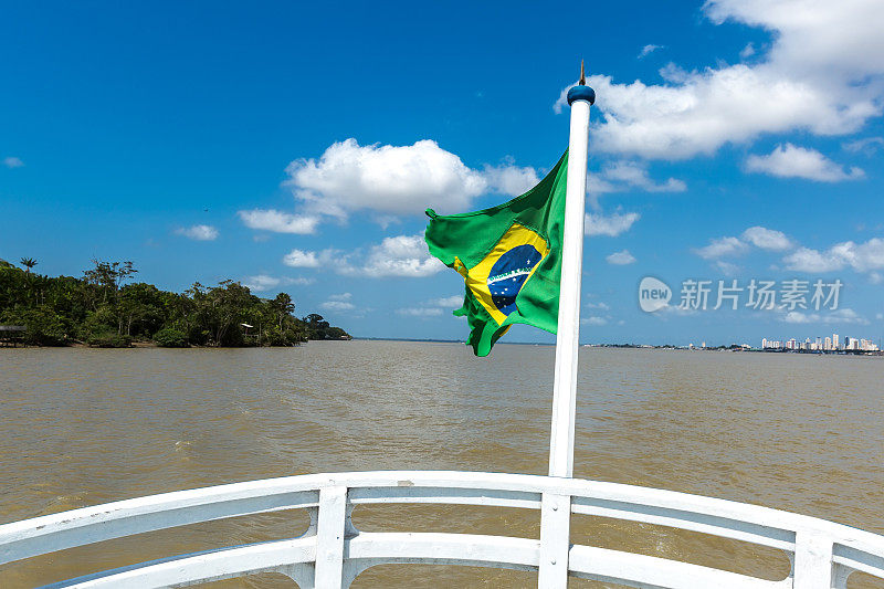 巴西贝伦多帕拉的马拉霍河