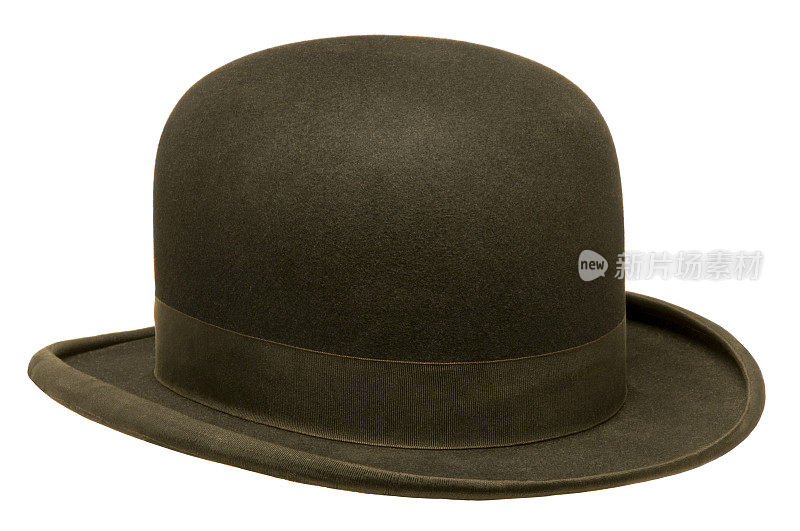 黑色圆顶礼帽或圆顶礼帽