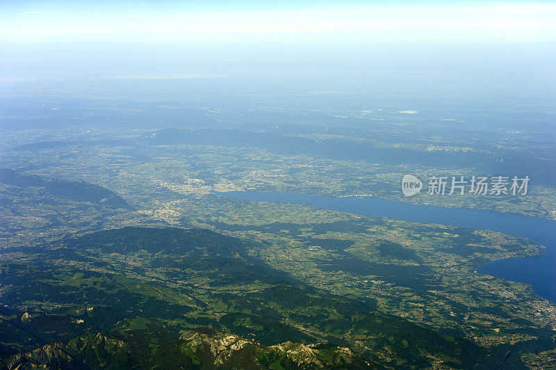 阿尔卑斯山的勃朗峰