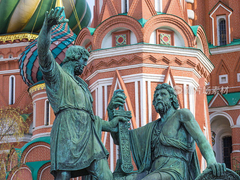 莫斯科红场，圣巴西尔大教堂