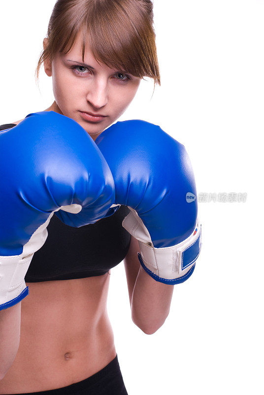 女拳击手