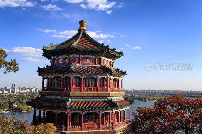 中国传统建筑:颐和园和北京天际线